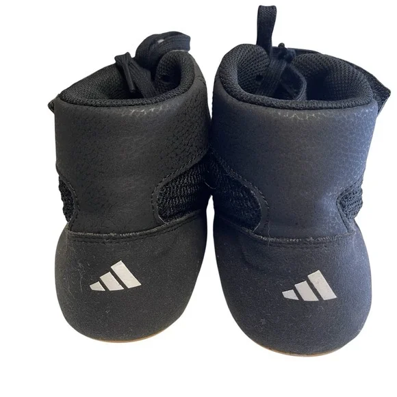 Adidas Havoc II HVC 2 Mens Size 7.5 Wrestling Shoes Sneakers Black White AQ3325 - Picture 3 of 5